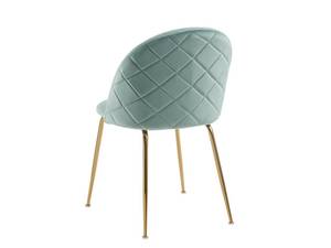 Chaise coque MELBOURNE Vert clair - Lot de 6