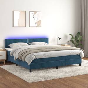 Boxspringbett 3017268-6 Dunkelblau - Breite: 180 cm