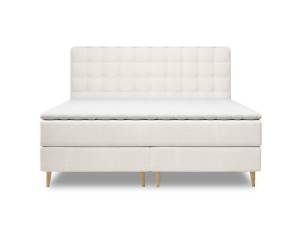 Boxspringbett Believe Creme - Breite: 160 cm