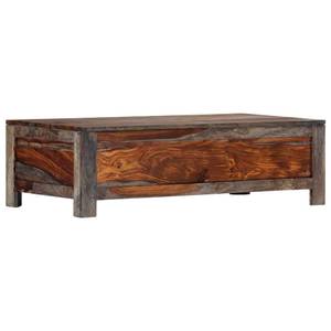 Couchtisch 247982 Grau - Massivholz - Holzart/Dekor - 50 x 30 x 100 cm