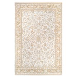 SÜRI M tapis style persan floral Jaune - Matière plastique - Textile - 120 x 1 x 170 cm