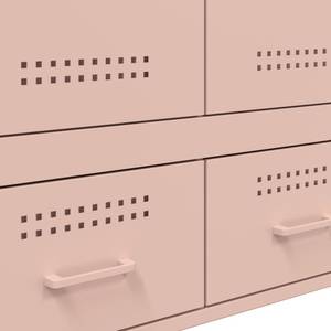 Highboard DE7834 Pink - Metall - 39 x 102 x 68 cm