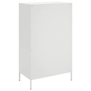 Highboard DE9140 Weiß - Metall - 39 x 113 x 68 cm