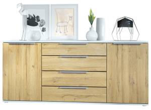 Linio V2 Sideboard Eiche Dekor - Weiß