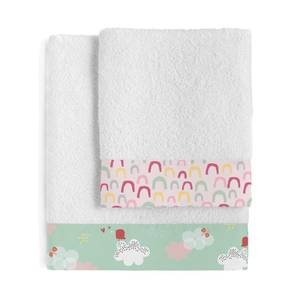 Hola Lot de serviettes (2er Set) Textile - 1 x 70 x 140 cm