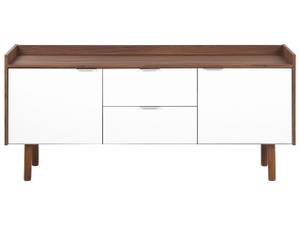 Buffet MADERA Marron - Blanc - Bois manufacturé - 149 x 68 x 40 cm