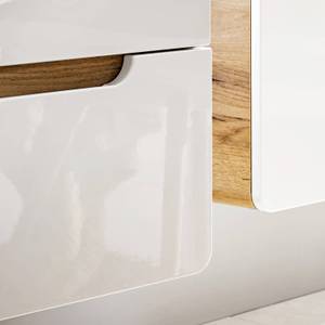 Waschtischunterschrank 141cm HG weiß Weiß - Holzwerkstoff - 141 x 62 x 46 cm