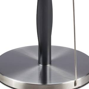 Küchenrollenhalter stehend Schwarz - Silber - Metall - Kunststoff - 17 x 33 x 17 cm