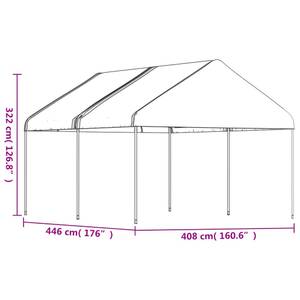 Gazebo avec toit 3028538 446 x 408 cm