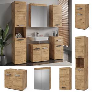 Badmöbel Set Luna 36778 Braun - Holzwerkstoff - 60 x 56 x 34 cm