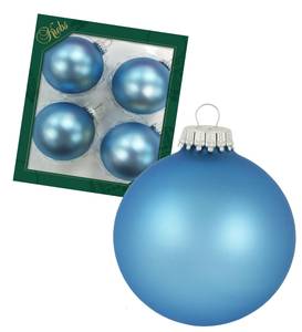 Hellblau-matt 8cm Glaskugeln uni kaufen | home24