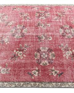 Tapis Ultra Vintage CCLVII Rouge - Textile - 165 x 1 x 254 cm