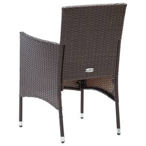 Garten-Essstühle 4 Stk. Poly Rattan vidaXL Garten-Essstühle 4 Stk. Poly Rattan Braun