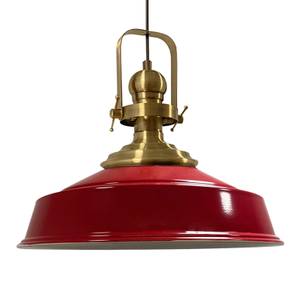 Pendelleuchte Asletl Vintage Lampe Rot