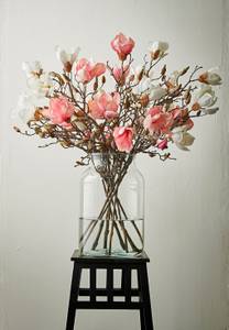Kunstblume Magnolien Pink - Textil - 7 x 88 x 23 cm