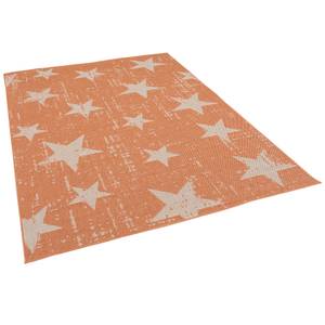 In & Outdoor Teppich  Marbella Sterne Orange - 80 x 150 cm