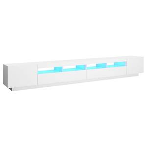 TV-Schrank mit LED-Leuchten D691 Weiß