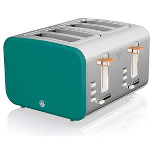 Toaster Nordic ST14620GRENEU Grün - Kunststoff - 28 x 20 x 33 cm