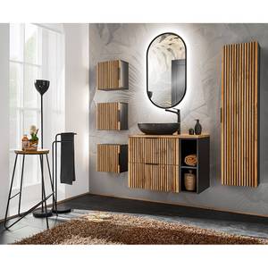 Badmöbel Set XANTEN (6-tlg) Braun - Holzwerkstoff - 180 x 200 x 47 cm