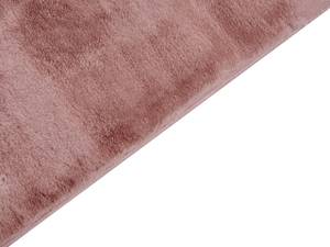 Tapis à poil long MIRPUR Rose foncé - 80 x 150 cm