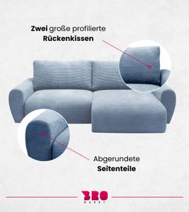 Ecksofa PATI Duo Himmelblau