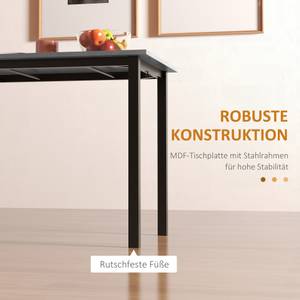 Esstisch 835-858V00CG Grau - Holzwerkstoff - 70 x 76 x 160 cm