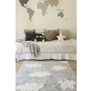 Tapis 6239 Gris - Fibres naturelles - Textile - 120 x 2 x 160 cm