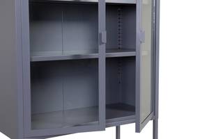 Vitrine MISHA SC75 2D Gris