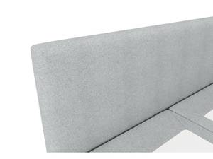 Lit boxspring ONAN Gris lumineux - Largeur : 185 cm