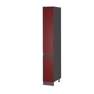 Meuble haute de cuisine R-Line 39782 Anthracite - Rouge