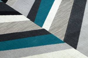 Teppich Lisboa 27237654 Grau - Kunststoff - Textil - 120 x 1 x 170 cm