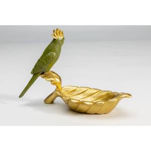 Deko Schale Parrot Guard Gold - Kunststoff - Stein - 21 x 14 x 10 cm