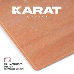 Design-Glas Memoboard Brush Rot - 46 x 91 cm