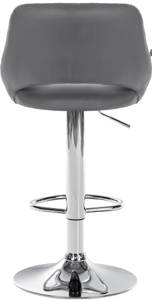 Tabouret de bar Milet Lot de 2 Gris