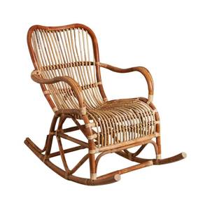 Rocking chair en rotin naturel Paya Marron - Rotin - 73 x 85 x 125 cm