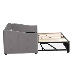 Lit gigogne Daybed Leto Ⅰ Gris