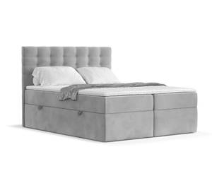 Boxspringbett Sansa Grau - Breite: 120 cm