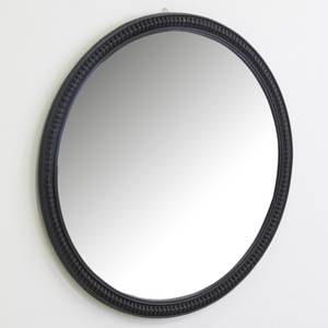 Grand miroir rond en rotin noir Rotin - 70 x 70 x 70 cm