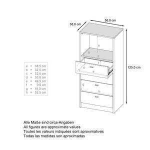 Pino V3 Kommode Anthrazit