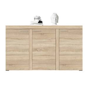 FURNIX Sideboard RIVAY 3F Sonoma Eiche Hell Dekor - Eiche Sonoma Dekor