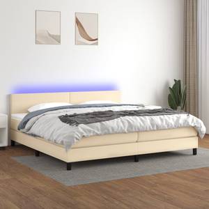 Boxspringbett 3017265-4 Creme - Breite: 200 cm