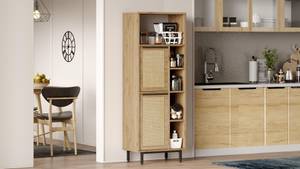 Vitrinenschrank OCEAN SC60 2D Beige - Hellbraun