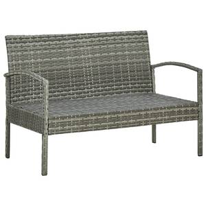 Garten-Sofa-Set Grau