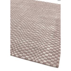 Tapis de salon moderne tissé main KASO Taupe - 160 x 230 cm