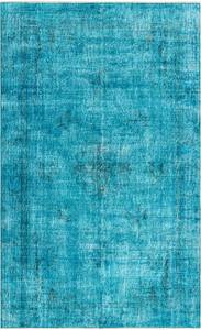 Tapis Ultra Vintage DCCCLXXXVI Turquoise - Textile - 155 x 1 x 254 cm