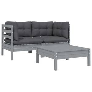 Garten-Lounge-Set (3-teilig) 3012138-14 Grau