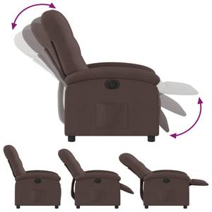 Fauteuil inclinable électrique 3032264-4 Marron foncé