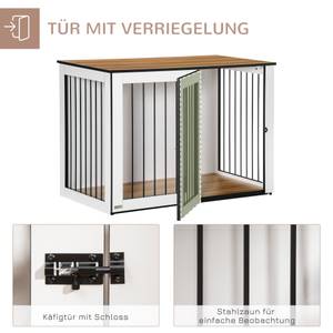 Hundekäfig D02-090 Metall - 60 x 76 x 106 cm