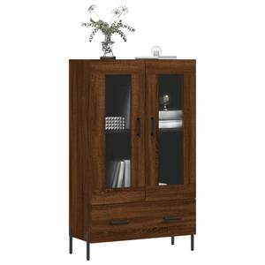 Highboard DE2163 Eiche Schwarzbraun Dekor