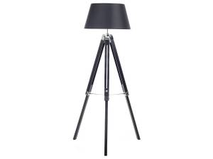 Stehlampen MADEIRA Schwarz - Silber - Massivholz - 68 x 143 x 68 cm